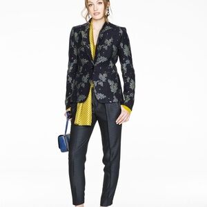 Banana Republic Heritage Collection Blue Jacquard Blazer – Size 12 /10. Preppy